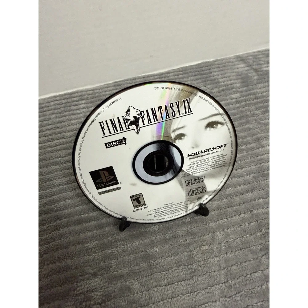 Final Fantasy IX 9 DISC 2 Two ONLY PS1 Video Game Square Soft @ 2000 Disc Only